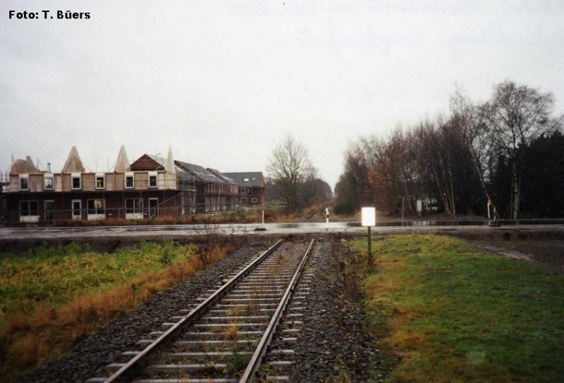Bahnhof Hauenhorst Februar 2000